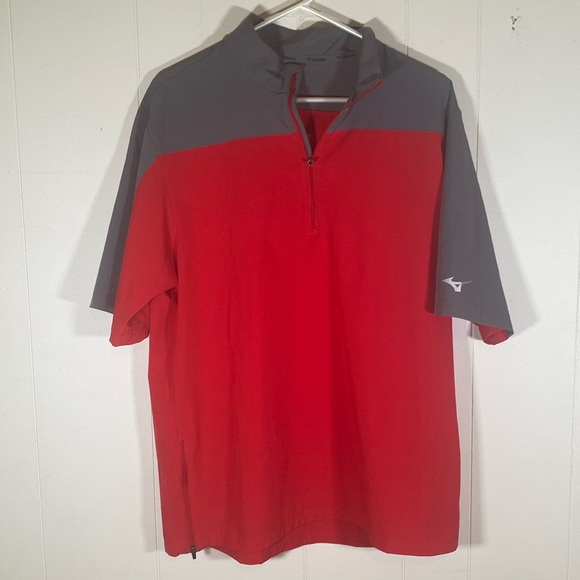 Mizuno Other - Men’s Mizuno Pullover batting‎ shirt quarter zip men’s size medium